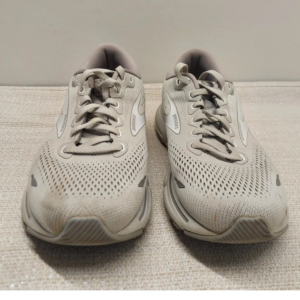 Brooks Ghost 15 Womens Running Shoes 9 Wide D Oyster Yucca 1203801D112